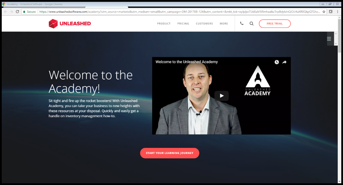 Academy - Unleashed Software - Google Chrome